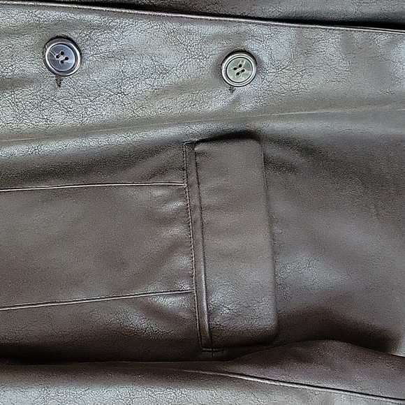 Woman's Leather-inspired Fall Jacket - Picture 3 of 4